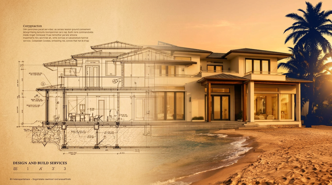 Florida coastal architecture detail